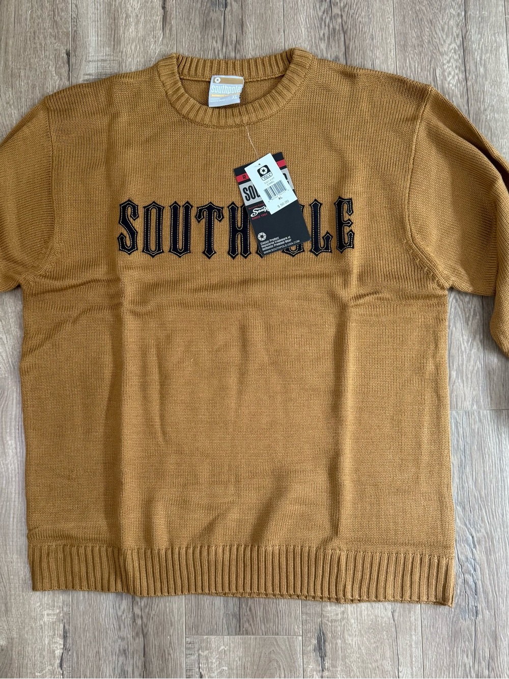 Vintage Y2K Southpole Embroidered Sweater Hip Hop Acrylic Pullover Men’s XLarge